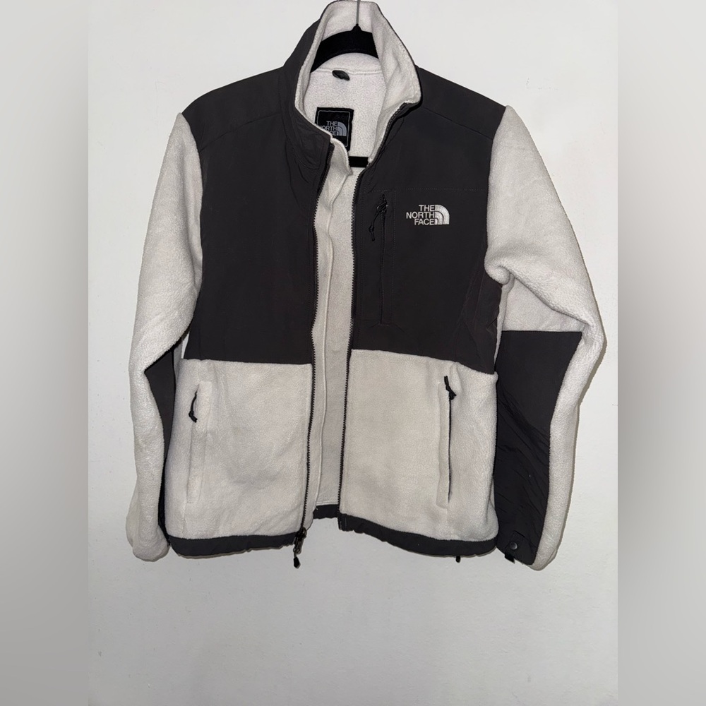 The North Face Women’s Cream and Charcoal Fleece Jacket
